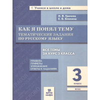 Фото товара - Грачева И.В.,Блохина Е.Б. Как я понял тему. Тематические задания по русскому языку 3кл. Правила, примеры, упражнения, ответы к заданиям (2-е изд.), (МТО ИНФО, 2024), Обл, c.56